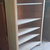 Library furniture with solid beech cornice scandinavian