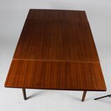 Table extensible danoise en teck années 1960