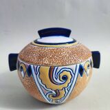 Amphora porcelain jar and cover
