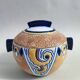 Pot amphore en porcelaine et son couvercle