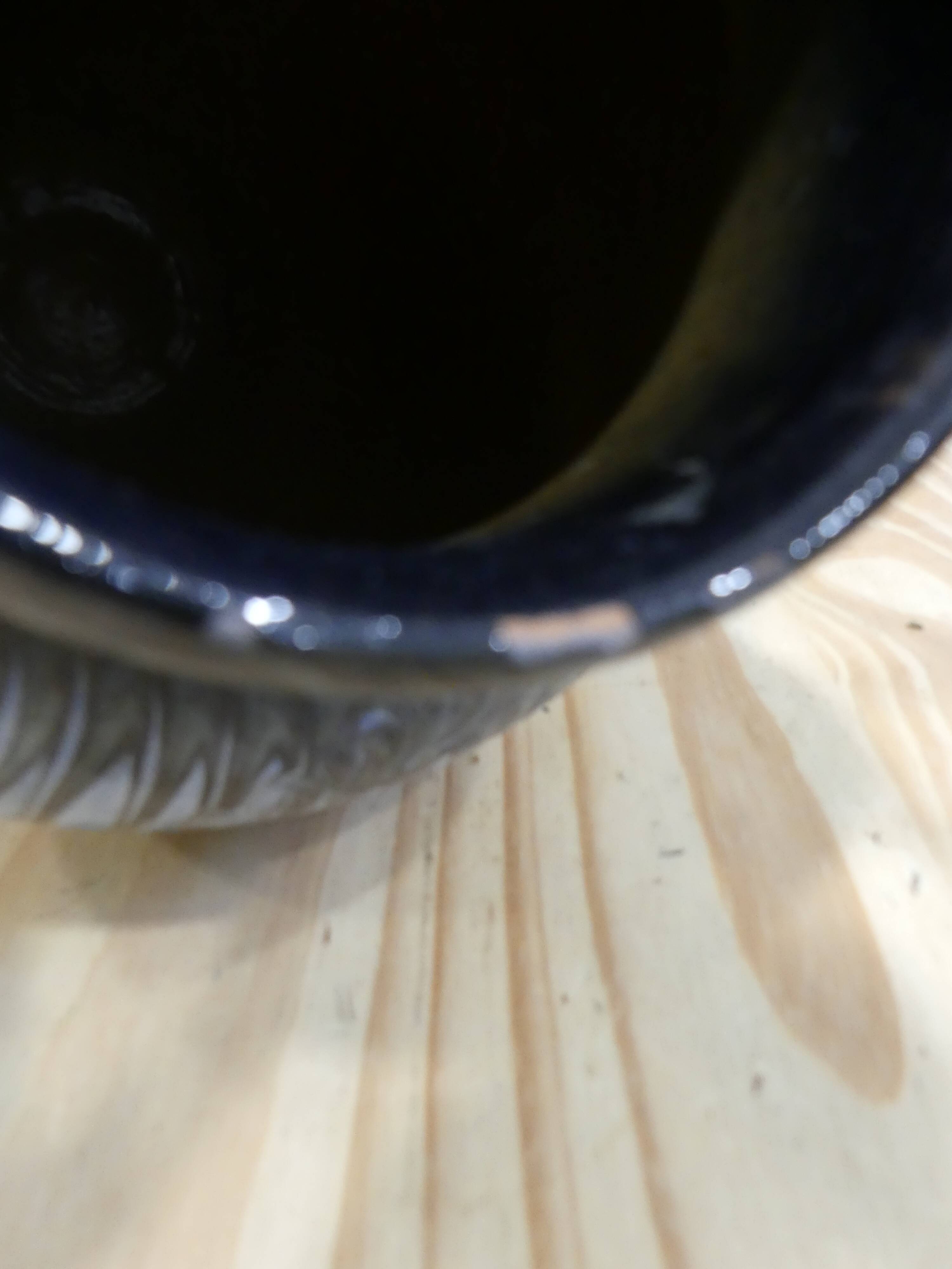 Glazed ceramic vase