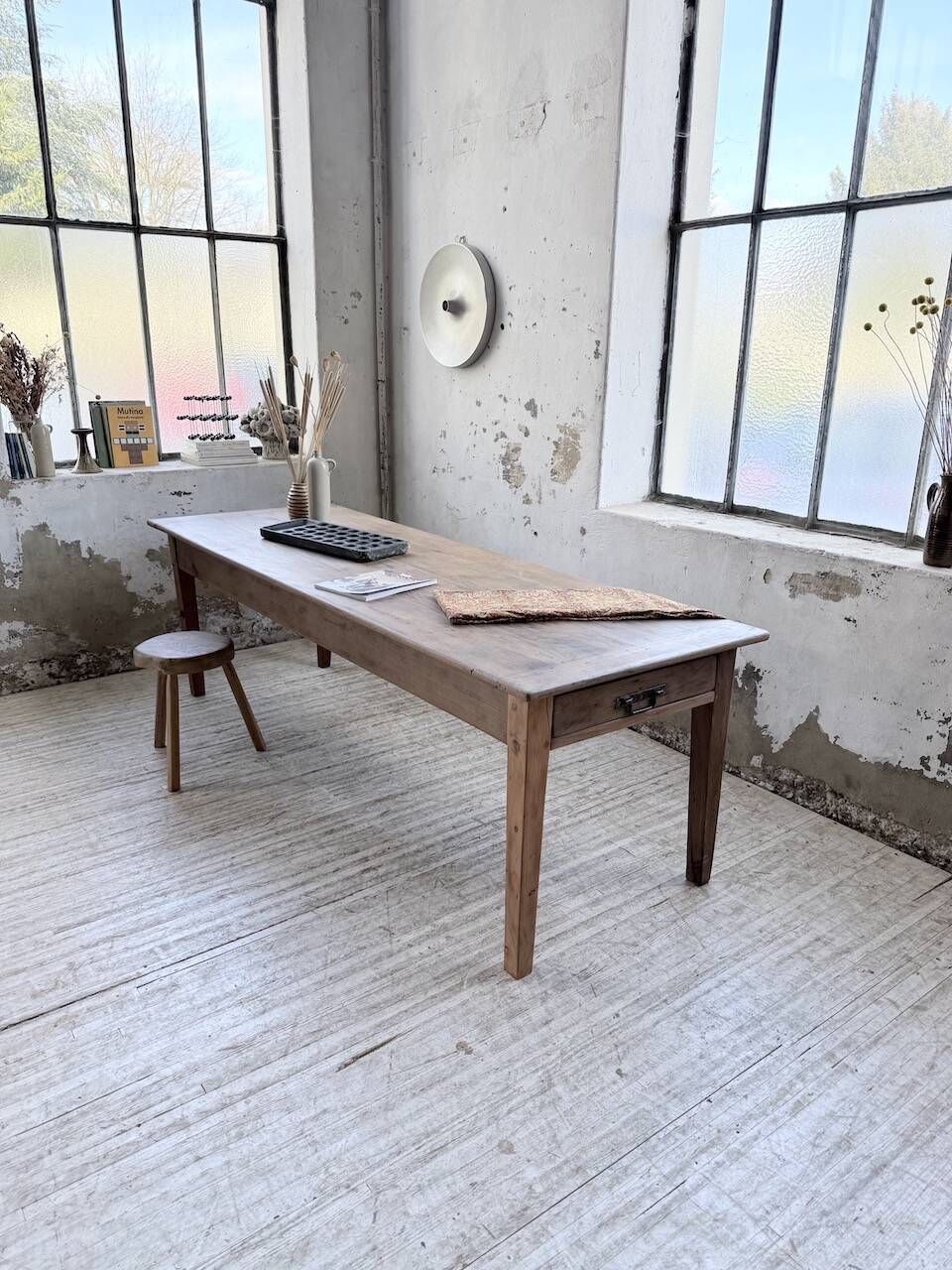 XL oak farmhouse table 1950 235cm