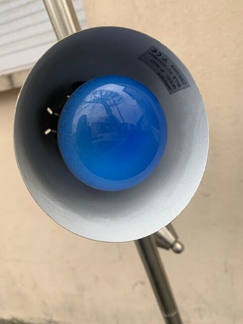 Vintage 3-spoke floor lamp JAR