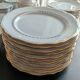 Coffee and dessert service 37 pieces porcelain Louroiux - Ph. Deshoulieres