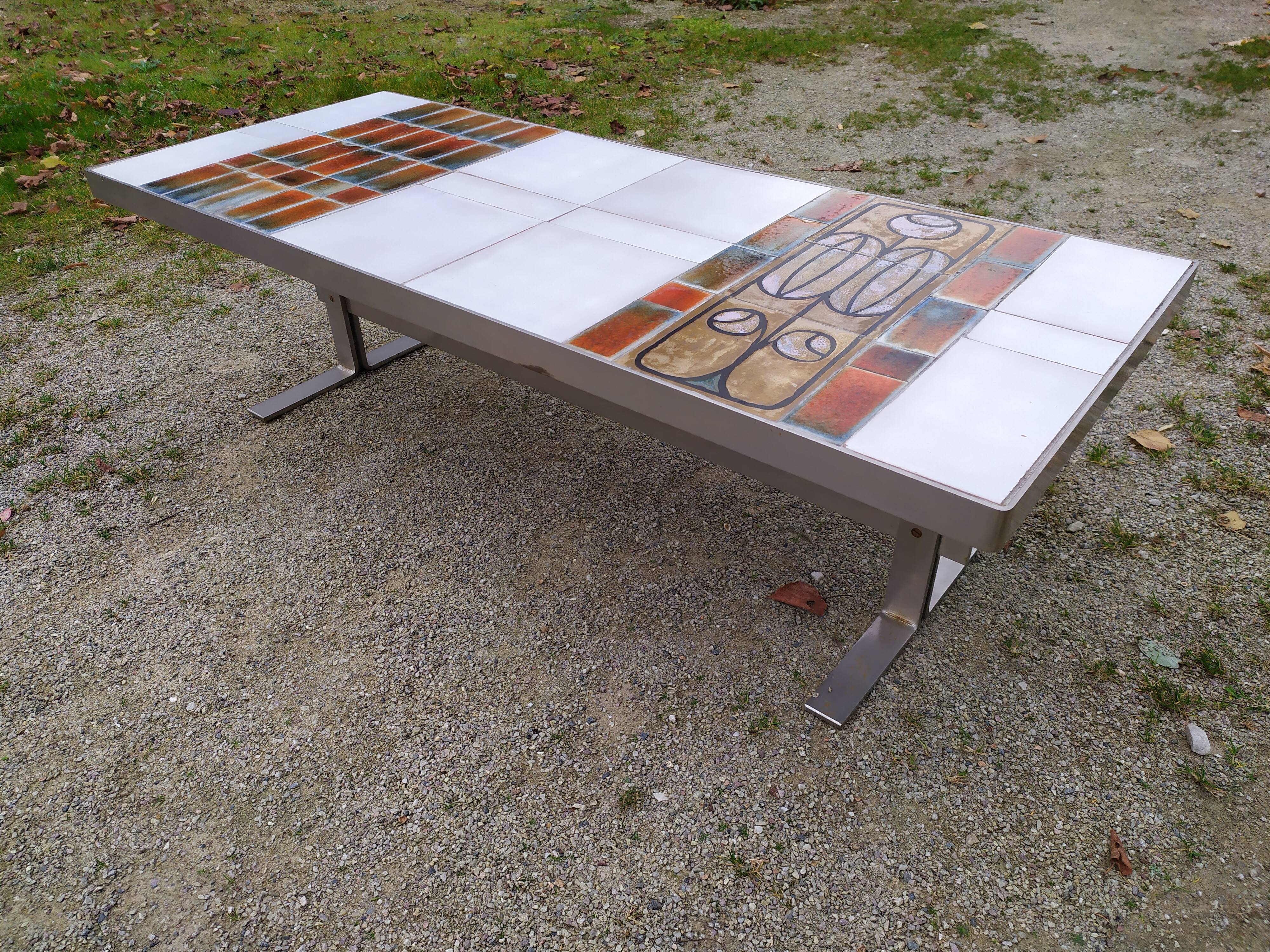 Ceramic coffee table, 60/70