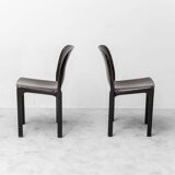 Pair of Selene chairs by Vico Magistretti for Artemide – iconic 1960s plastic design