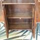 Rattan, cane and bamboo shelf/bookcase