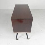 Vintage drinks cabinet, bar on castors, 1960s
