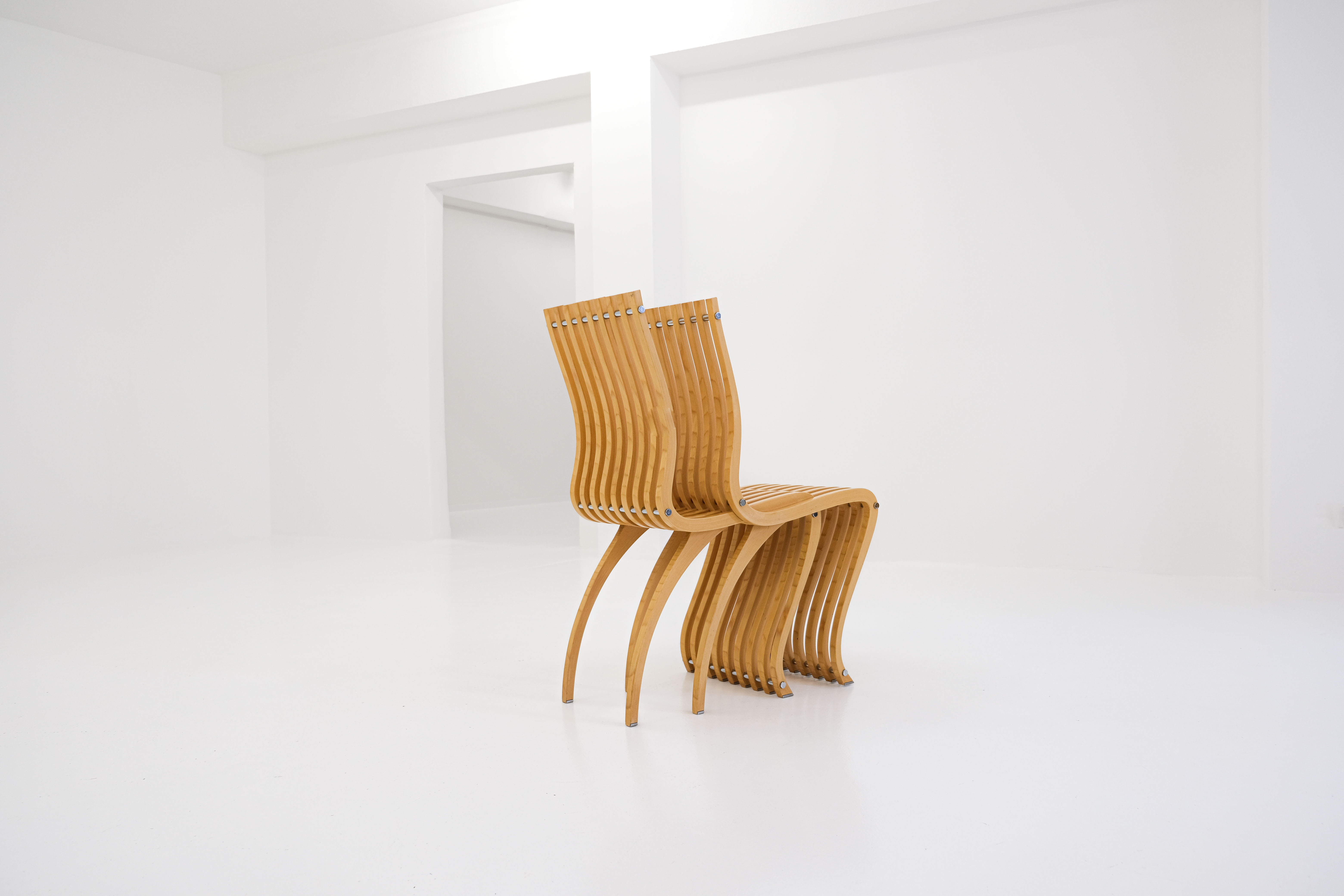 Pair of Shizzo Chairs by Ron Arad for Vitra, 1989