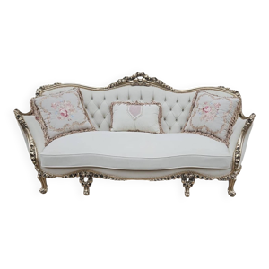 Salon Louis XV blanc