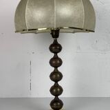 Midcentury Scandinavian brass cocoon mushroom lamp, Borens, Sweden 1960s