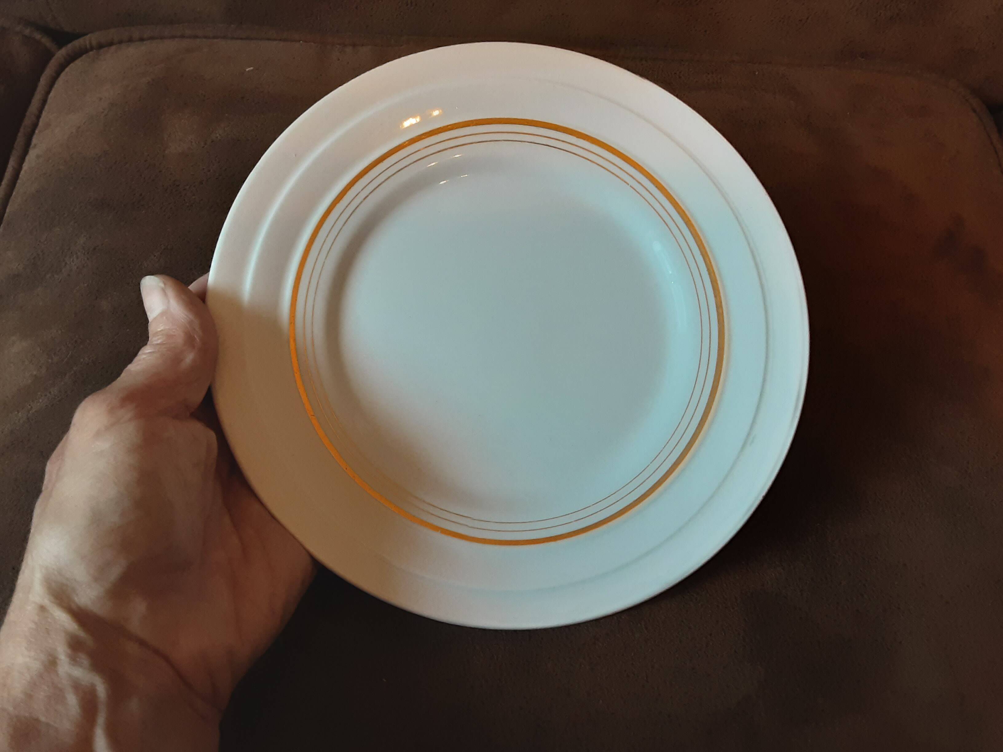 Set of 10 dessert plates Ceranord St Amand