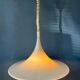 White Space Age Suspension "Witch Hat" Mid-Century
