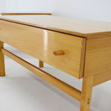 Paire de commodes en bouleau des années 1970, Tchécoslovaquie