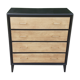 Dresser 4 drawers feet compas black vintage