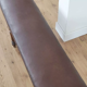 Brewery bench skaï and wood 30s