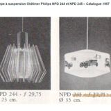 Philips Space Age pendant light 1967