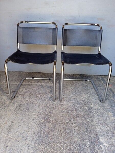 Pair of design chairs B33 epoch 1970