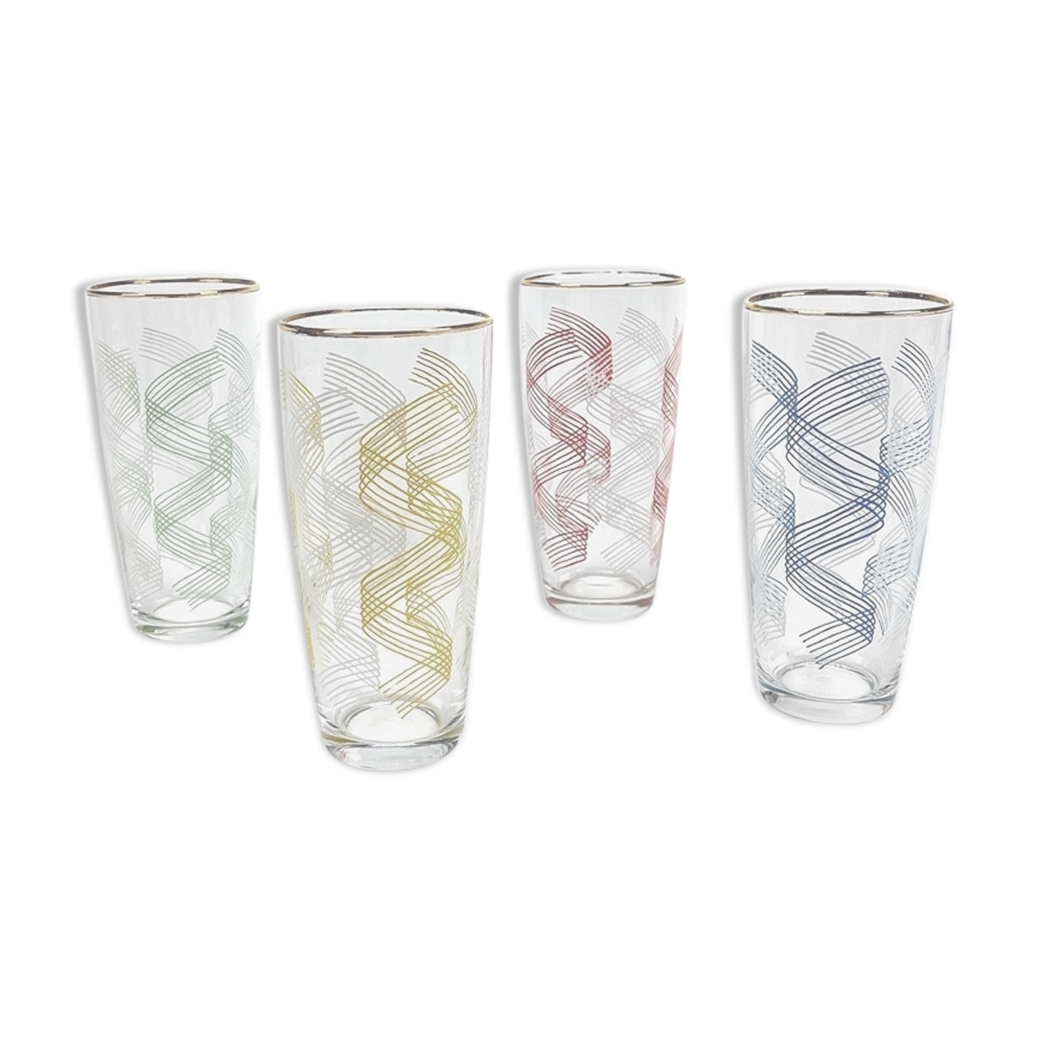 50's graphic screen printed lenses