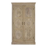 Armoire mangue 125x43x214 sculpture naturel