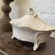 Moustiers earthenware vegetable dish 18th century