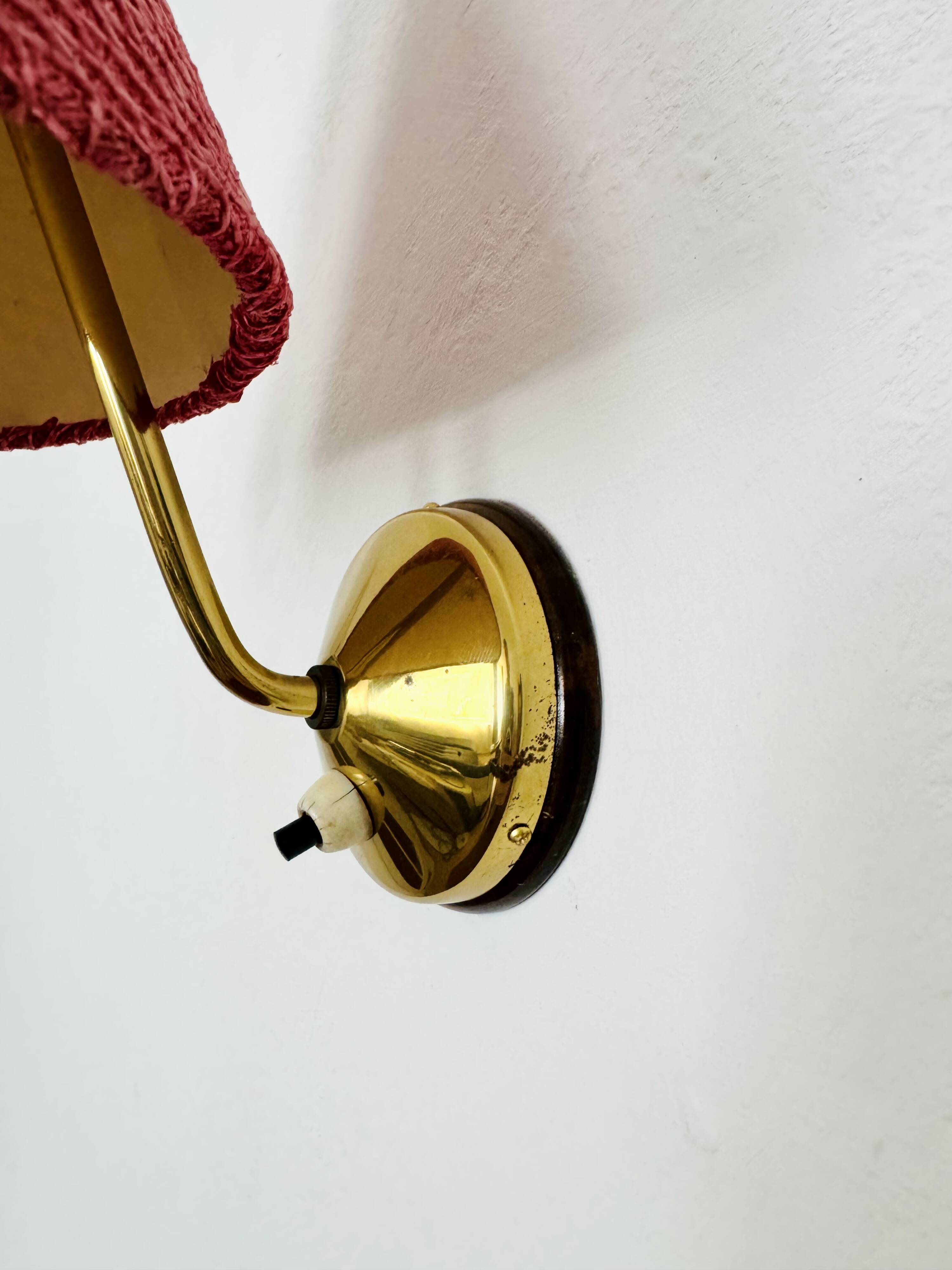 Ensemble de 2 appliques murales en laiton de Rupert Nikoll