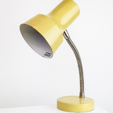 Articulated desk lamp in yellow metal