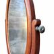 Barber's or shaving mirror on a Victorian stand. 19th century.