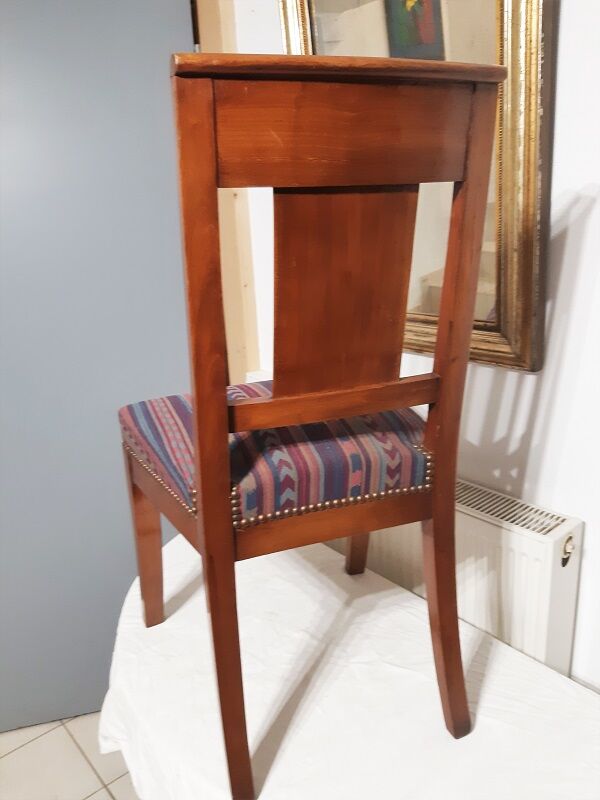 Mahogany chairs of Napoleon III style, set of 6, late nineteenth