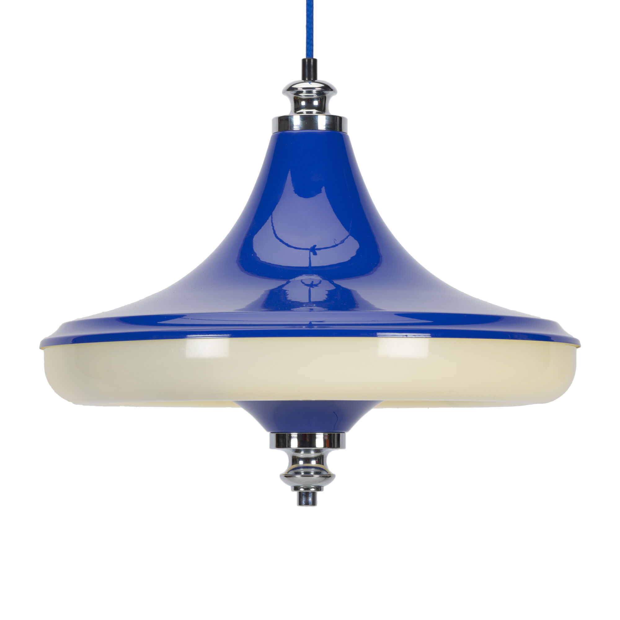 Blue Space Age 05652/01 Pendant Lamp for Massive