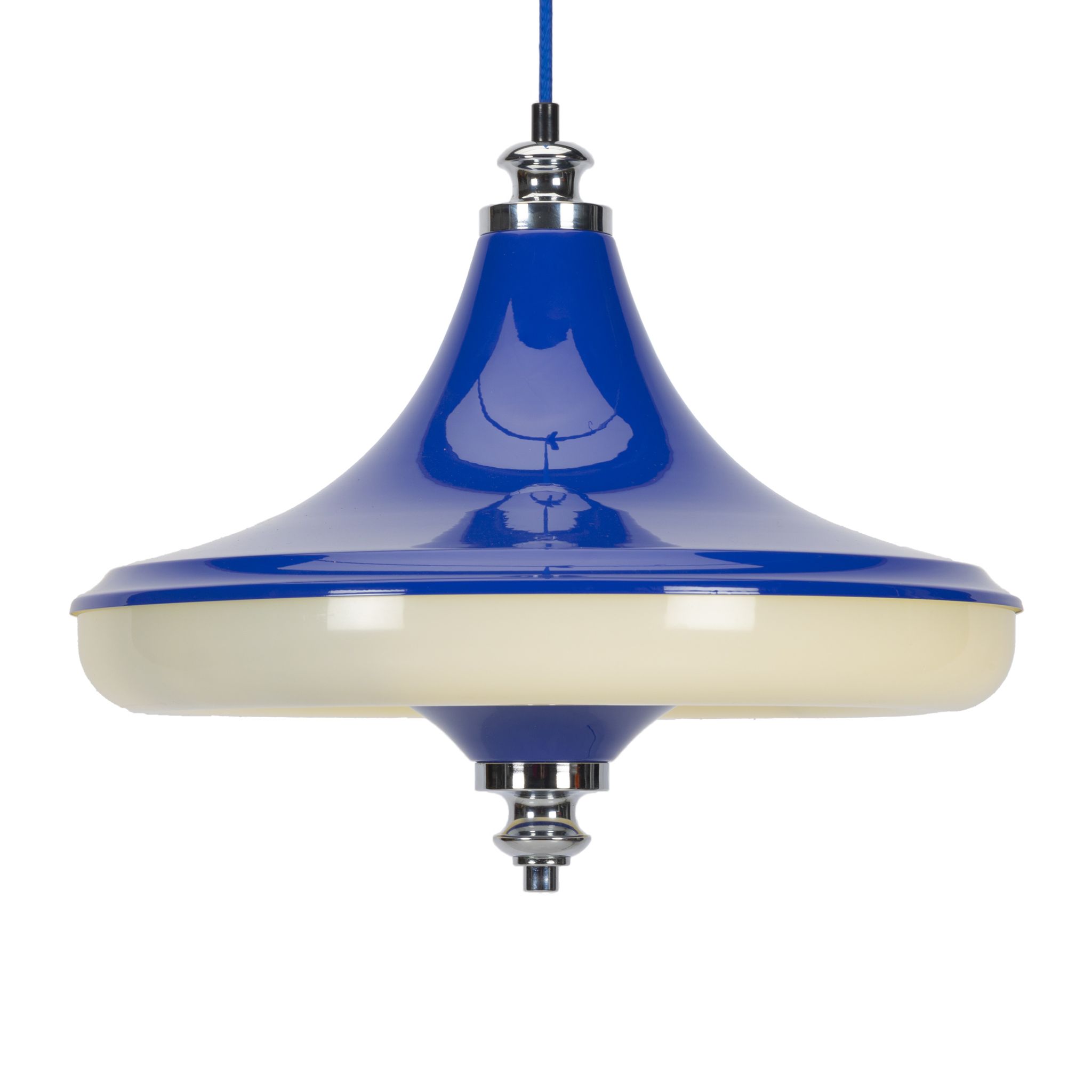 Blue Space Age 05652/01 Pendant Lamp for Massive