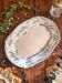 Rectangular plate in semi-porcelain