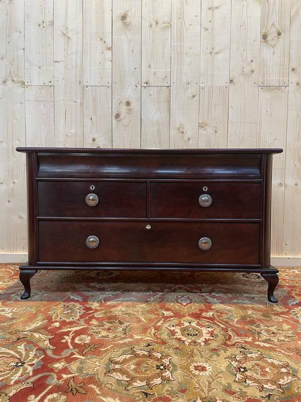 Commode basse - Meuble TV anglaise en acajou Cheppendeale