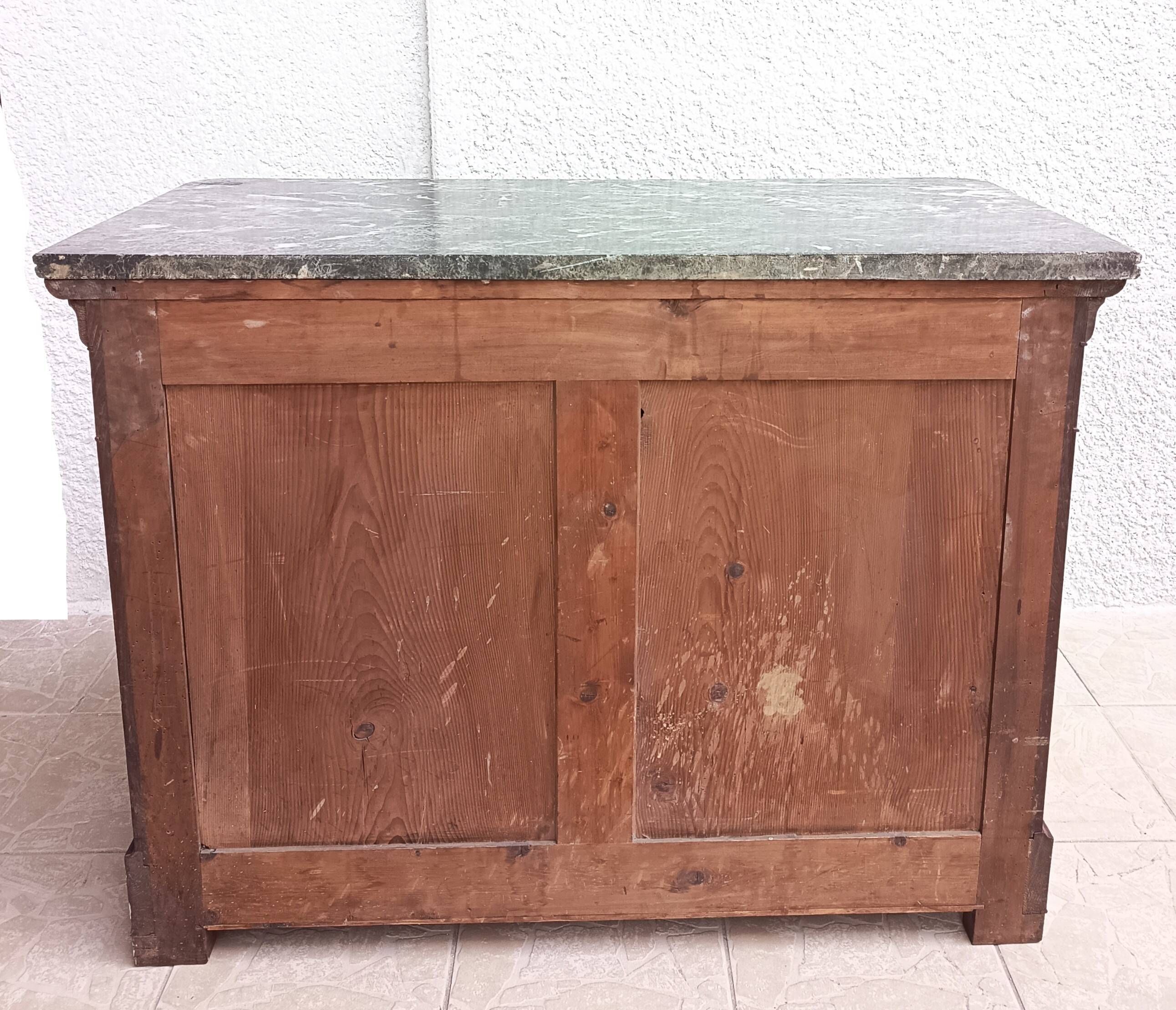 Louis Philippe mahogany secretary chest of drawers