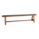 Large solid wood bench
