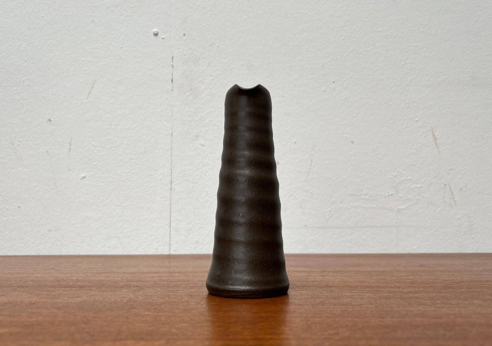 Carafe vase from German studio pottery from the mid-century by Petra, 1960s.