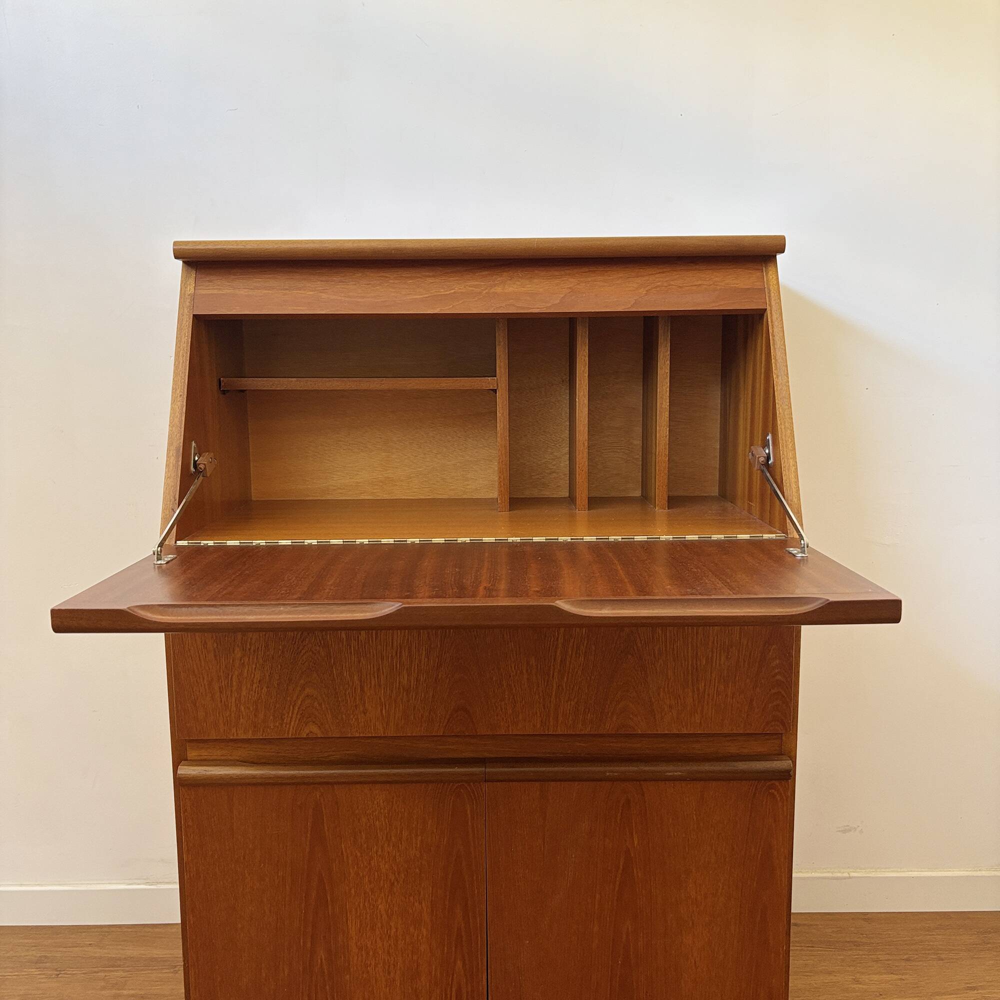 Teak secretary by Morris of Glasgow – 1960s