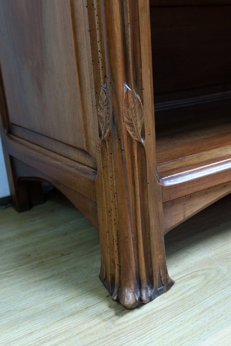 Walnut Sideboard, Art Nouveau – 1900
