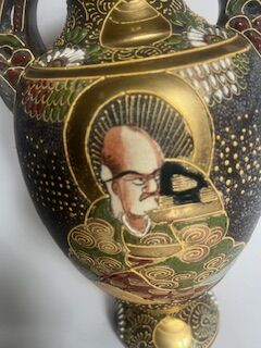 Antique Japanese Satsuma vase