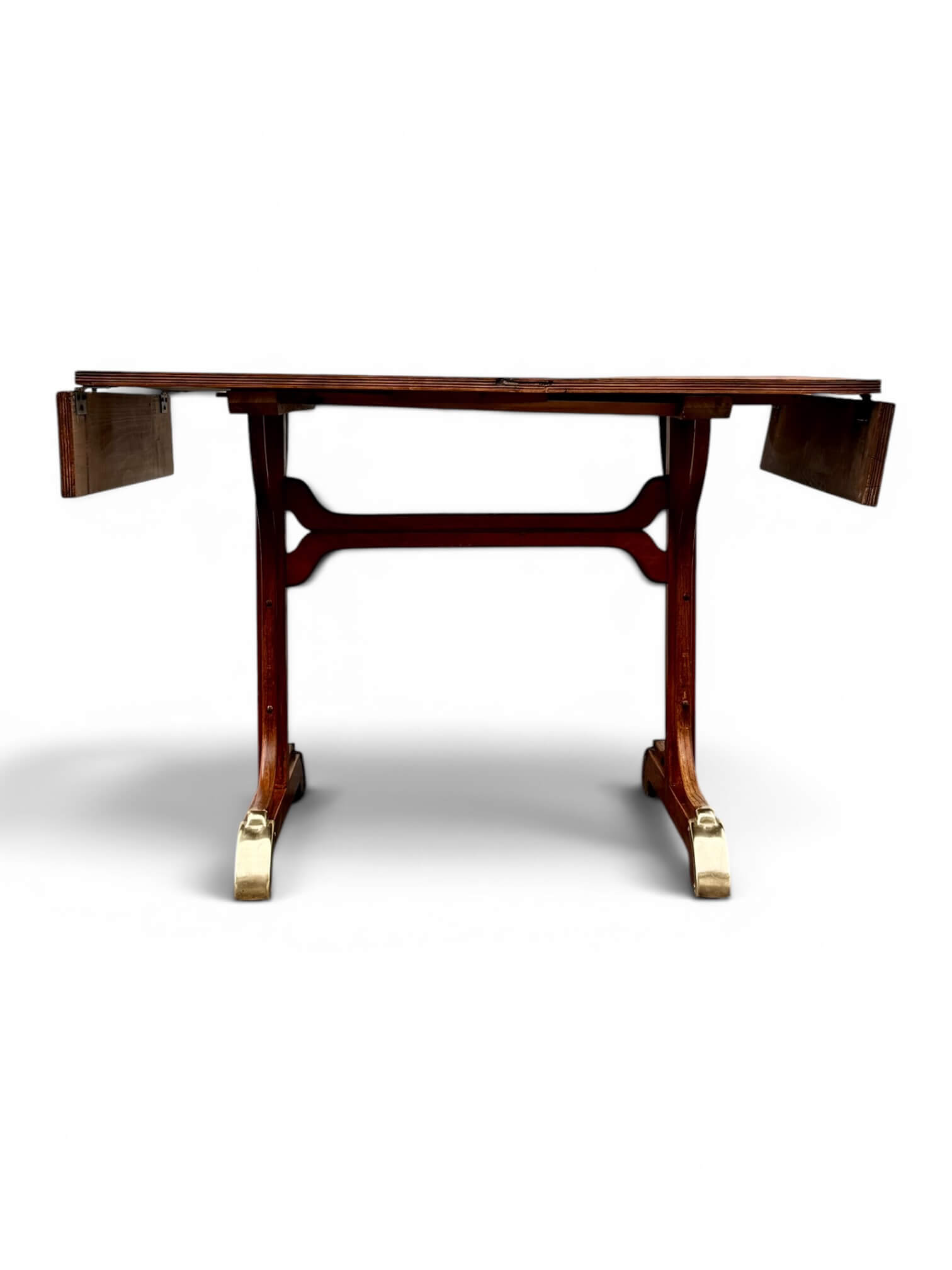 Old Thonet bistro table with drop-leaves.
