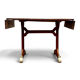 Old Thonet bistro table with drop-leaves.