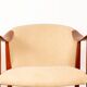 2 Scandinavian armchairs in teak and fabric, new Tyrol model, Gerhard Berg.