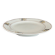 Plate on footstool Terre de Fer Salins Charbonnier