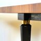 Art Deco dining table varnished in rosewood 1960
