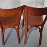 Pair of Baumann bistro chairs