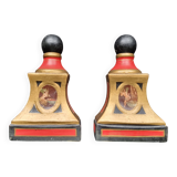 Rares serre-livres sculpturaux vintage de style Renaissance italienne, pein