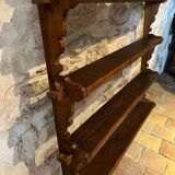 Wooden shelf 1980 chalet style