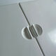 Pharmacy Cabinet Vintage Storage, Italy, 60s, White Melamine