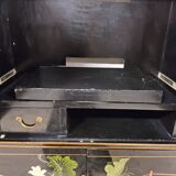 Vintage Chinese pagoda cabinet traditional scene (bohemian)