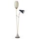 Mid-century floor lamp attributed to Hans Bergström for Ateljé Lyktan, Sweden 1950.